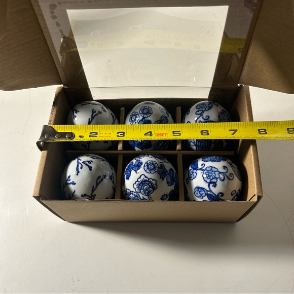 Begonia Market Blue and White Decorative Easter Spring Eggs Bowl filler Summer - Picture 11 of 16